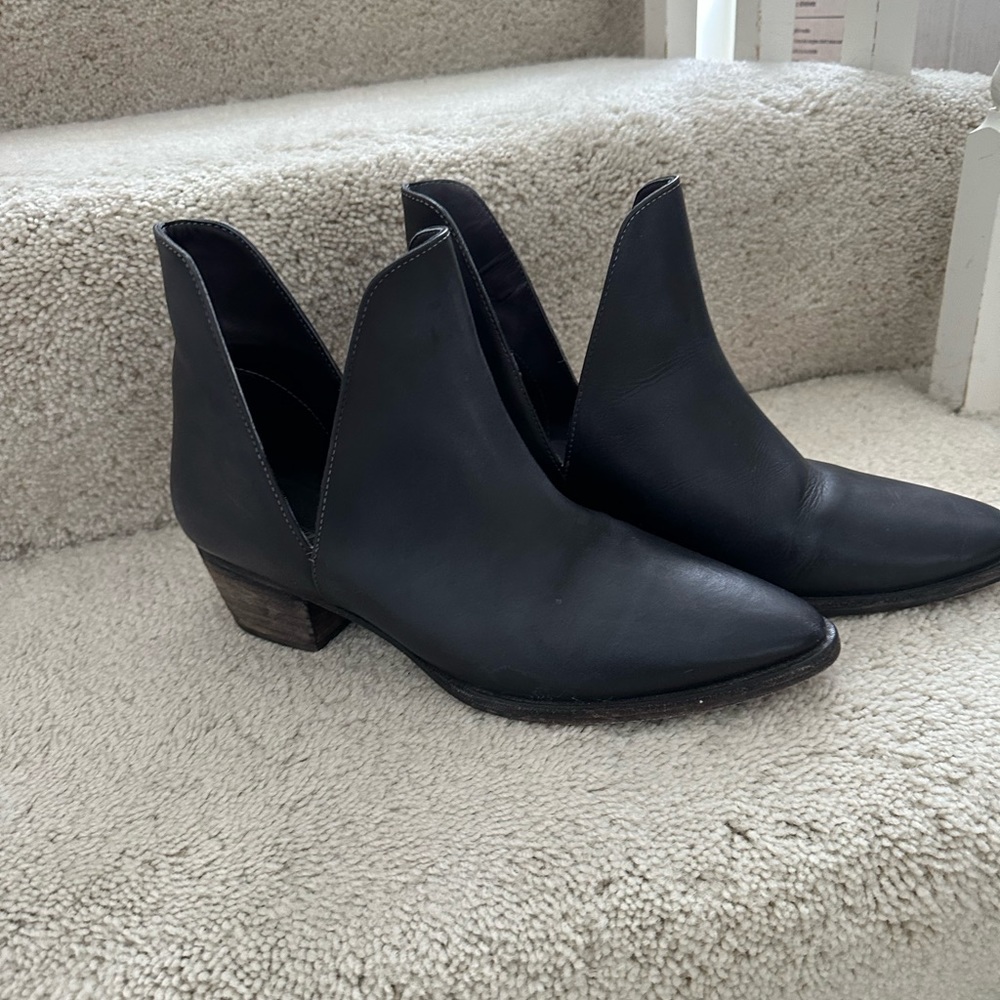 Free People Black Booties